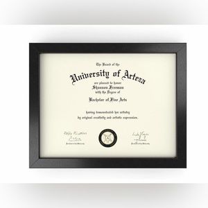 8.5x11 Document Frame‎ Certificates Pictures Wall/Table Top Display Real Glass